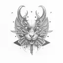 night bus tattoo design idea
