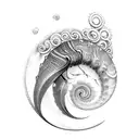 nautilus tattoo design idea
