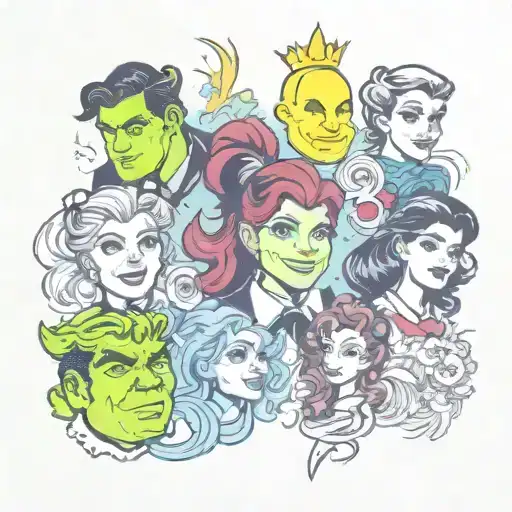 Six The Musical, Chicago, Shrek The Musical, Heathers, Wizard of Oz, Chicago the Musical tattoo design idea