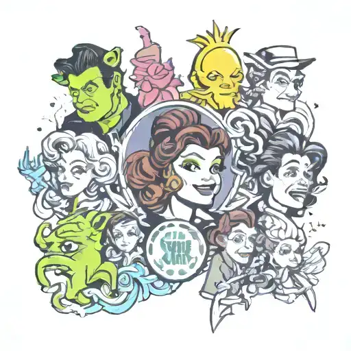 Six The Musical, Chicago, Shrek The Musical, Heathers, Wizard of Oz, Chicago the Musical tattoo design idea