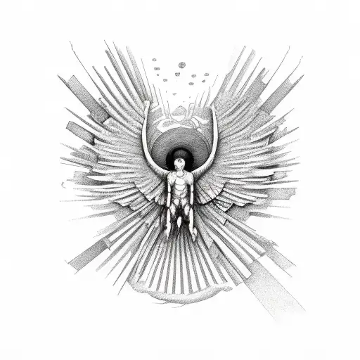 icarus tattoo design idea