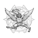 icarus tattoo design idea