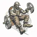 lineman tattoo design idea