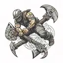 lineman tattoo design idea