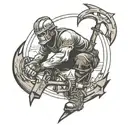 lineman tattoo design idea