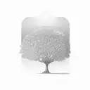 Knowledge tree tattoo design idea