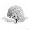 Knowledge tree tattoo design idea