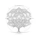 Knowledge tree tattoo design idea