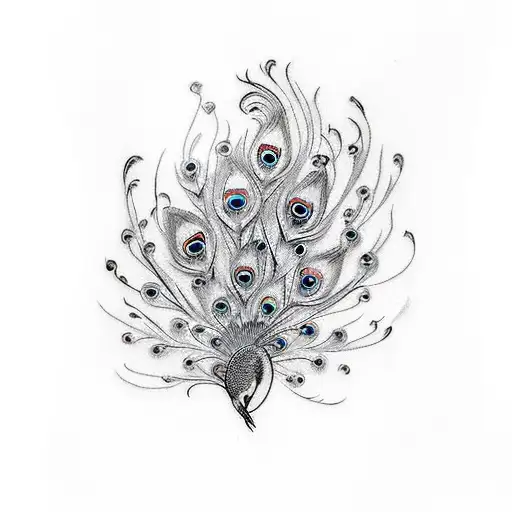 peacock irezumi tattoo design idea