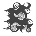 A tattoo design featuring a mix of Adinkra and Polynesian symbols symbolizing endurance, adaptability and independence tattoo design idea