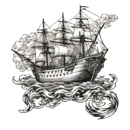 burn the ships  tattoo design idea