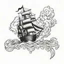 burn the ships  tattoo design idea