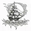 burn the ships  tattoo design idea