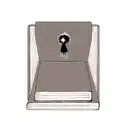 death note book with l and light across from eachother with shinigami shadow behind them tattoo design idea