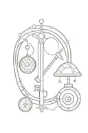 coraline key and looking stone tattoo design idea