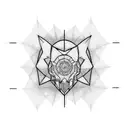 a graph of diminishing returns  tattoo design idea