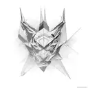 a graph of diminishing returns  tattoo design idea