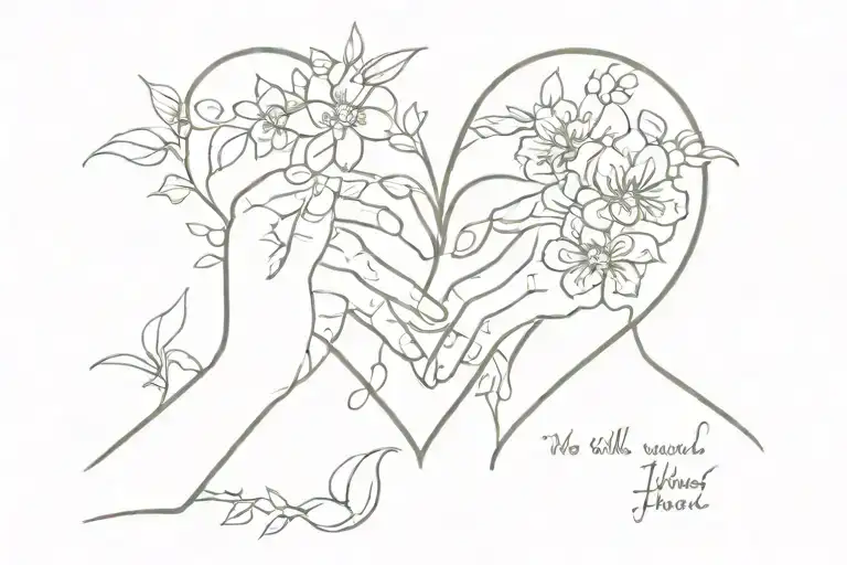 We will always be there. In your heart. tattoo design idea