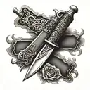 Switchblade  tattoo design idea