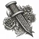 Switchblade  tattoo design idea