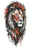 lion tattoo design idea