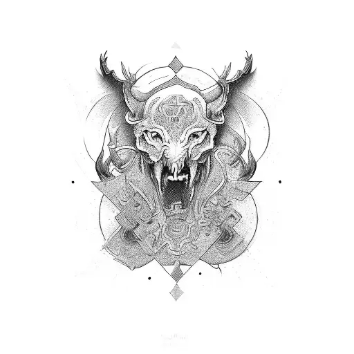  gallows tattoo design idea