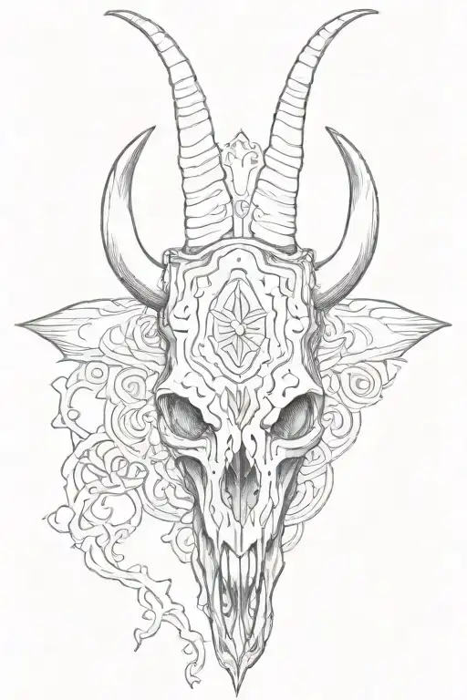 zach bryan lyrics longhorn skull surrounded western  tattoo design idea