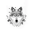 nordic wolf tattoo design idea