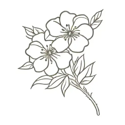 birth flower bouquet January July and November birth flower tattoo design idea