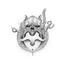 Herz mit Infinity zeichen tattoo design idea