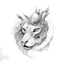 Herz mit Infinity zeichen tattoo design idea