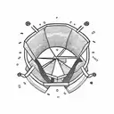 dumpster fire tattoo design idea