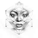 Beyoncé's Renaissance look as Leonardo da Vinci's Vitruvian Man tattoo design idea