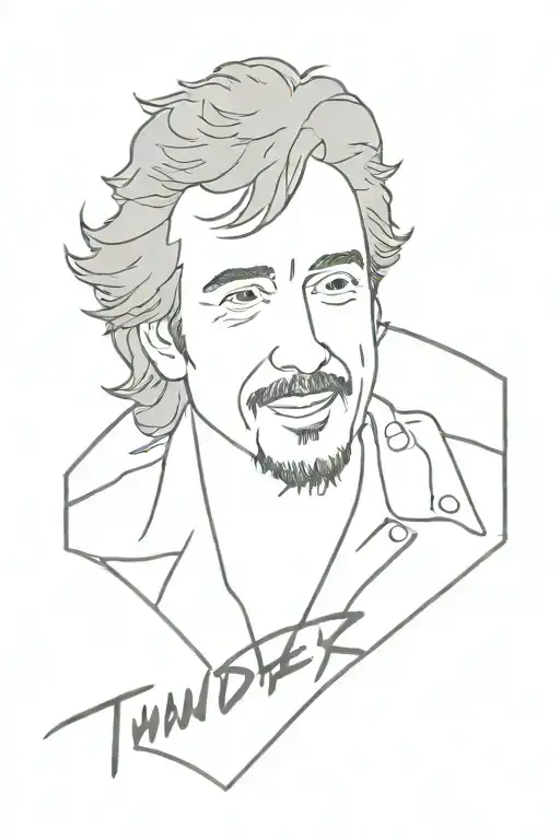 thunder road Bruce Springsteen  tattoo design idea