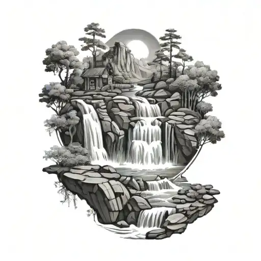 the song "waterfall" by cris williamson tattoo design idea