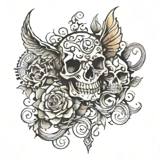 Yes tattoo design idea