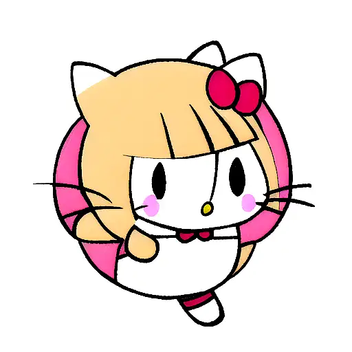 hello kitty tattoo design idea