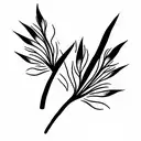 Fireweed tattoo design idea