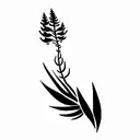 Fireweed tattoo design idea