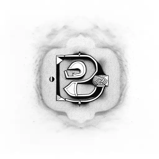 number 8, letter B, basketball, Zagreb, aries tattoo design idea