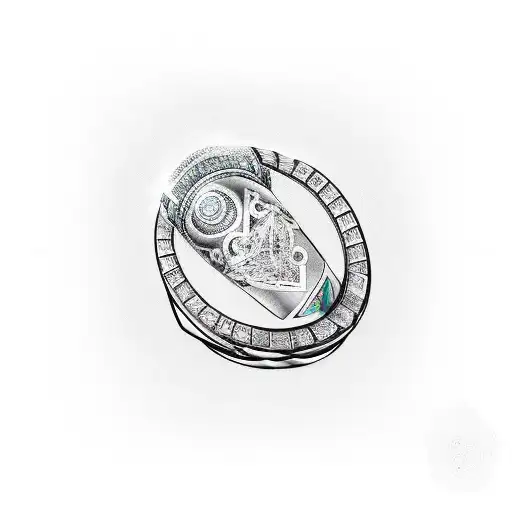 Elven ring finger  tattoo design idea
