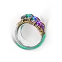 Elven ring finger  tattoo design idea