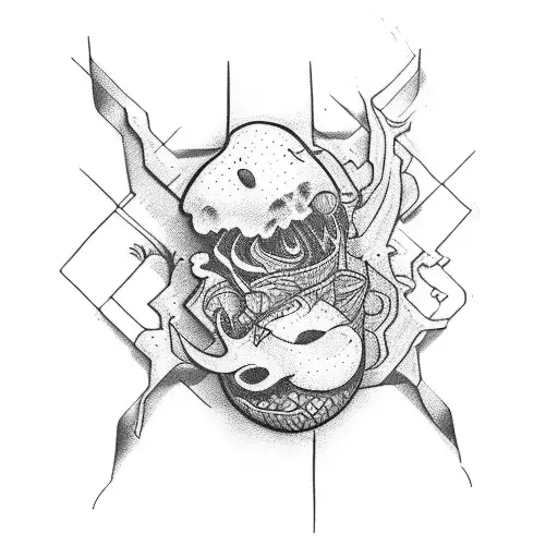 Anxiety tattoo design idea