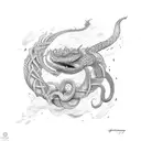 jormungandr tattoo design idea