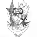 naruto and sasuke  tattoo design idea