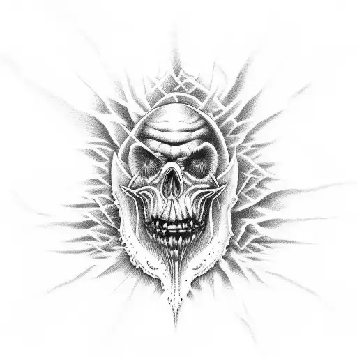 bray wyatt fiend tattoo design idea