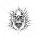 bray wyatt fiend tattoo design idea