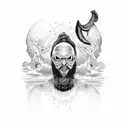 bray wyatt fiend tattoo design idea