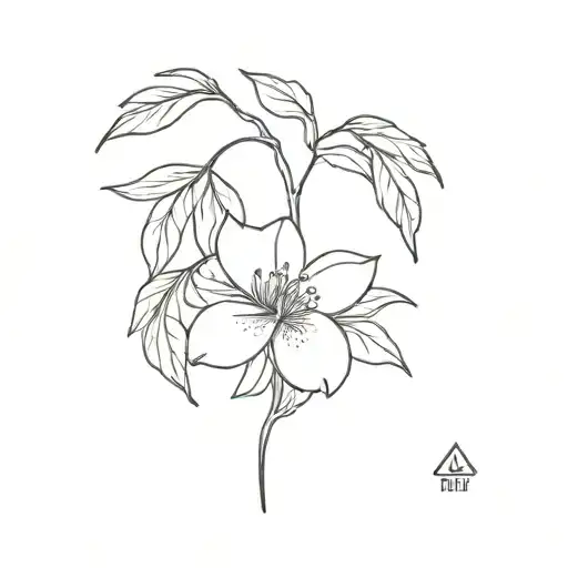 mandarin tattoo design idea