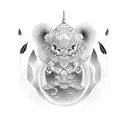 chinese pixiu tattoo design idea